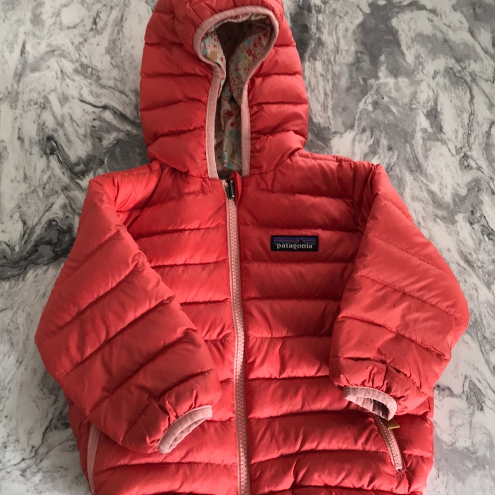 Infant Reversible Patagonia Jacket.